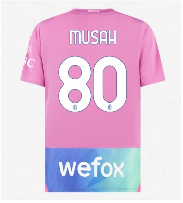 AC Milan Yunus Musah #80 Tredje Tröja 2023-24 Kortärmad